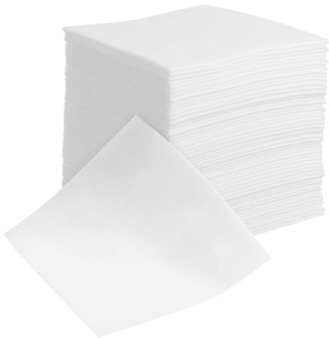 WOFASHPURET 200 Discos de Maquillaje Facial de Tela No Tejida 10x10 Cm Tacto, sin Pelusa y Alta Absorción para Sensible, Limpieza Diaria y Uso en Viajes