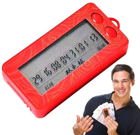 Asistente de número de lotería, recogedor de número de la suerte portátil, divertido selector aleatorio | Divertida máquina compacta, generador de la novedad Fortune, Mini Magic Gadget, regalo de