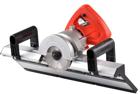 Elektrischer Fliesenschneider 45 Grad 1200 W mit 12 V Wasserpumpe – Staubfreies Schneiden mit Abdeckung – 13000 U/min für Keramik, Porzellan und Großformat Fliesen – Aluminium Gehäuse