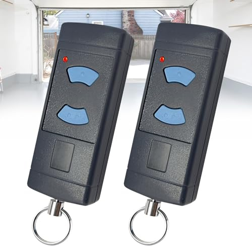 2 Piezas Mando Garaje Universal, Mando Puerta Garaje Mando 868MHz Mandos Puertas Automaticas Copiadora de Llaves Clonación de Plástico Inalámbrico Control Remoto Mando a Distancia del Llavero