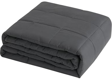 Good Nite Weighted Blanket 6kg for Adults Sleep Therapy | Heavy Weight Blankets for Anxiety Relief, Autism Support, Double 125x180cm, Grey