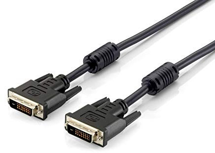 Equip Dual Link M/M, 24 + 1 M 10.0m - Câbles DVI (24 + 1 M 10.0m, 10m, Mâle/Mâle, Noir)