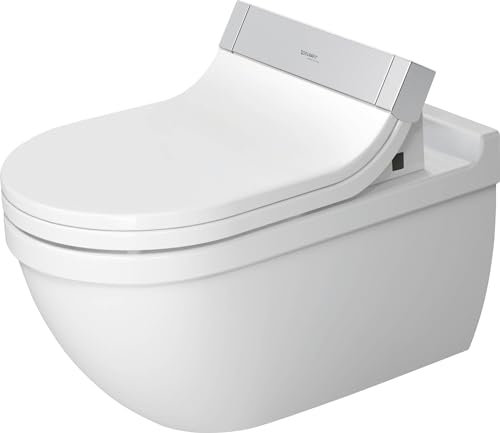 Duravit Wand-WC, Tiefspüler Starck 3 37x62cm, 4,5 l, geschl., we WonderGliss