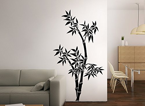 Grandora W131 Wandtattoo Bambus Baum Kupfer (BxH) 69 x 131 cm