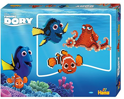 Hama 7950 - Geschenkpackung Findet Dorie, ca. 4000 Bügelperlen und 2 Stiftplatten