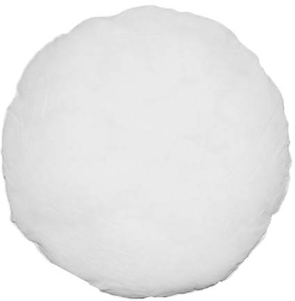 Hausdekothek: Kissenfüllung Polyester 45 cm rund, weiches Innenkissen für Dekokissen, Kopfkissen, Sofakissen, waschbar, Couchkissen