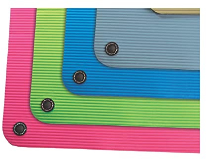 AMAYA SPORT Colchoneta Caucho, Colchoneta Antideslizante Cómoda, Colchoneta para Entrenar en Casa o Gimnasio, Colchoneta Pilates o Yoga (140 x 58 x 1, Gris)