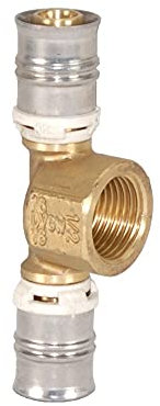 Alpex F 50 PROFI Übergangs-T-Stück mit IG, 32 mm x 1/2 x 32 mm