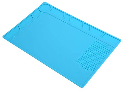 ZJchao Multi Purpose Work Mat, Watch Repair Pad, Pad, Rubber Soldering Station Mat, Non-Slip Anti-Static Watch Setting Fitting Repairing Maintenance Tools, Watchmaker Wristwatch Tool