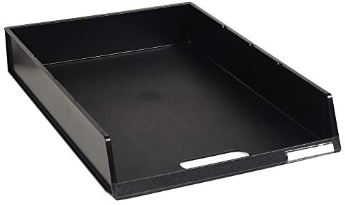 Exacompta 11014D 6er Pack Premium Briefablage aus Kunststoff DIN C4. Ideale Briefkörbe für Ihre Organisation. Robuste und stapelbare Ablagekörbe Blauer Engel schwarz