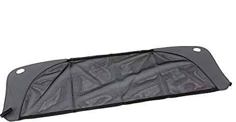 Aperta Filet Coupe-Vent Compatible avec Smart ForTwo A453 Noir Filet Anti-remous 100% sur Mesure OEM Qualité Windschott fabriqué aux Pays-Bas