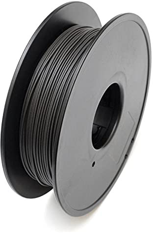 Metallgefülltes 3D-Druckerfilament, Eisenfilament 1,75 mm, 0,5 kg Spule (1,1 lbs), Rost in hoher Temperatur und feuchter Umgebung und von Magneten angezogen-Schwarz 0.5kg_1,75 mm