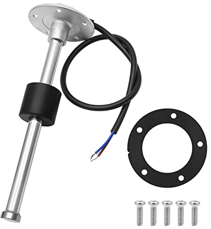 Sensor de nivel de combustible, sensor de nivel de llenado de 200 mm, transmisor de combustible para barco, unidad de transmisión de depósito de combustible, indicador de nivel de agua, 0 – 190 ohmios