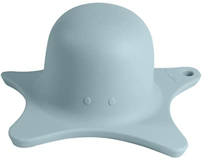 Kindsgut Duschhilfe, für Kinder, aus Silikon, in niedlicher Seestern Form, elegantes Design, Unterstützung beim Haare waschen, unisex, Aquamarin