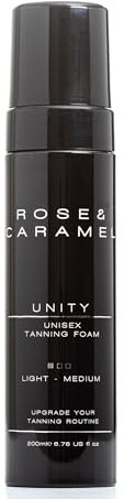 Rose & Caramel Unity Unisex Universal Self Tanning Mousse (Light Medium)