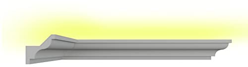 Stuck Dekorbau 32 meter LED Lichtprofil Indirekte Beleuchtung LED Decken Styroporleisten Stuckleiste Profil BL 04