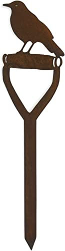 RUSTIC WAREHOUSE NORFOLK LIMITED Decoración de jardín de metal oxidado, adorno de jardín, regalo de jardinería, característica, cartel,