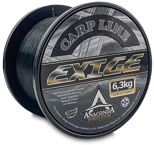 Saenger Unisex – Erwachsene Anaconda Exige Carp Line 1.200m/0,39mm