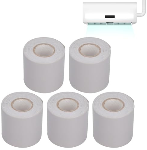 Tomotato 5 Pezzi Nastro per Tubi Condizionatore Isolante PVC, Bianco