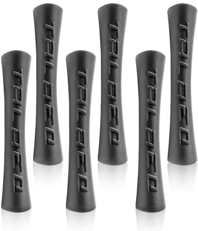 Teegxddy 6 Pezzi Protettiva Tubo in Gomma Guide Protezione,Protezione Telaio Bici per Mountain Bike Bici Accessori Ciclismo (Nero)