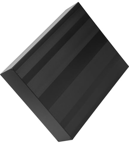 Risegun Electrical Box Aluminum Project Box Enclosure Case for DIY Electronics, 50x178x220mm, Matte Black