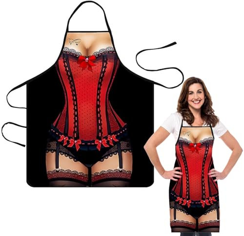 Sexy Funny Aprons for Women Men Oktoberfest Aprons Novelty Beer Festival Apron Plus Size Barbecue Apron for Barber, Baking, Cooking, Painting, Garden Gardening, Cleaning, BBQ