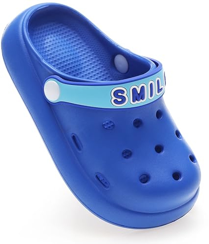 ZYLDK Zuecos Niños Zuecos Unisex Zapatos Sandalias de Playa Ligeras de Verano Antideslizante Respirable Piscina Jardín Transpirables