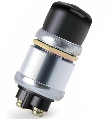 Interrupteur à bouton-poussoir, 12 V, robuste, bouton-poussoir momentané, interrupteur de démarrage, étanche, résistant aux intempéries, pour automobile, voiture, camion, tracteur à gazon