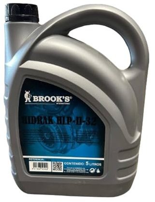 Aceite Hidráulico Industrial HLP ISO-32, 5 Litros, Alta Resistencia a Presión, para Sistemas Hidráulicos y Circuitos Hidrostáticos - Fabricado en España