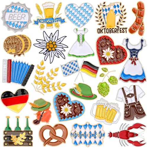 SEPGLITTER 24 Stück Anstecker Pin Broschen, Emaille Pin Abzeichen Pins Set Anstecknadel für Damen Herren DIY Basteln Rucksäcke Hut Kleidung Zubehör Accessoires