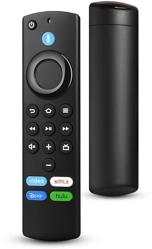 Telecomando vocale di ricambio compatibile per Fire Smart TV Stick (2a/3a generazione/Lite/4K Max), Smart TV di terza generazione, per Smart TV Cube Hisense/TCL (1a/2a/3a generazione) e TV Stick 4K