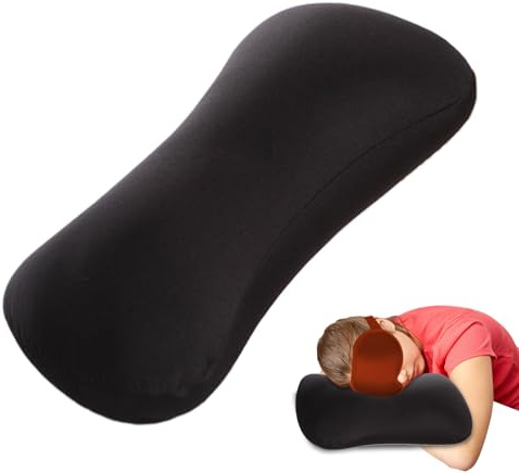 Oreiller de voyage extra doux en microbilles - Coussin de dos et de tête pour soulager le stress - Coussin ergonomique portable pour dormir à la maison, en voyage, pour le cou, la tête, le dos