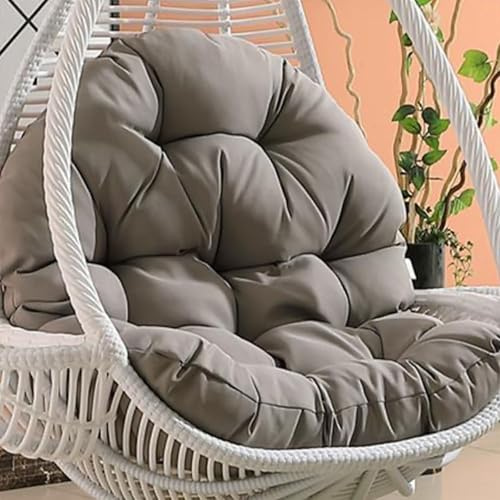 Cojín colgante para silla, cojín de repuesto para columpio de jardín y silla hamaca, cojín de asiento lavable para silla mecedora al aire libre
