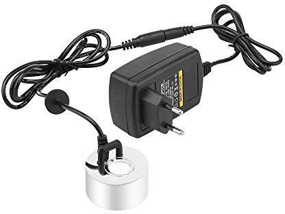 Hangrow Macchina della nebbia dello stagno della fontana dell'acqua di Fogger dell'atomizzatore di Fogger dell'atomizzatore di Fist ultrasonico 24V … (con adattatore)