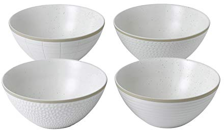 Royal Doulton Gordon Ramsay 40034478 Lot de 4 bols en grès Blanc 16 cm