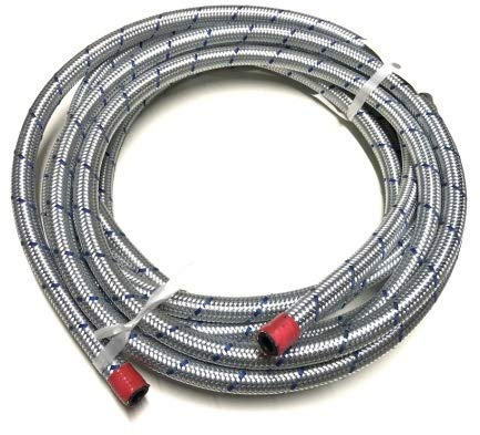 5 Meter Kraftstoffschlauch Stahlflex Ø 6 x 10mm passend für Mofa Moped Mokick - Benzinschlauch in Top-Qualität