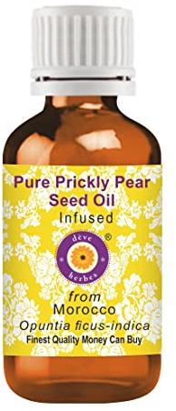 Deve Herbes Pure Prickly Pear Seed Oil (Opuntia ficus-indica) Natural Therapeutic Grade10ml (0.33 oz)
