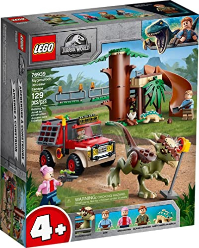 LEGO 76939 Jurassic World Flucht des Stygimoloch Spielzeug, Starterset für Kinder ab 4 Jahre mit Figuren und Baumhaus, Dinosaurier Geschenkidee
