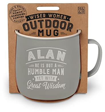 History & Heraldry Personalised Outdoor Mug (Alan)