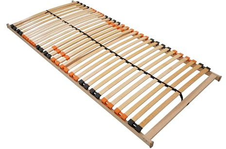 BMM Lattenrost 80x200 cm Fly NV – Nicht verstellbar, 7 Zonen, für alle Matratzen, Höhe 7 cm, einfache Selbstmontage, Made in Germany