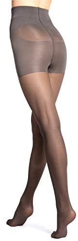 VENEZIANA NUOVA Slim Support Shaping Strumpfhosen Damen 30 DEN - Matte Kompressionsstrumpfhose Damen - Bauchweg Strumpfhosen Damen - Bauch Beine Po Strumpfhose Ohne Laufmaschen