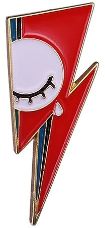 Distrigeek David Bowie, Eclair, Aladdin Sane, Anstecknadel, Anstecknadel, Brosche, für Damen oder Herren