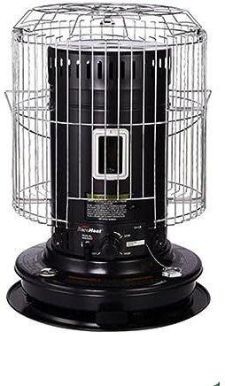 HJDSUDU 7.8L Portable Convection Personal Kerosene Heater, Indoor Kerosene Space Heaters 23Kforced Air Kerosene Stove, for Indoor Or Outdoor Use,Black