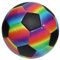 HMLTD Calcio Sportivo | Pallone da Calcio Arcobaleno in PVC per la Pratica Sportiva,Calcio Portatile in PVC, Palla Fitness per Attrezzature Sportive per Spiaggia, Giardino, Parco Giochi