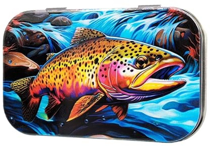 ＡＷＨＡＯ Scatola per Mosche da Pesca a Mosca Scatola per Attrezzatura da Pesca Scatola Porta Mosche per Accessori da Pesca compatta, Stile D