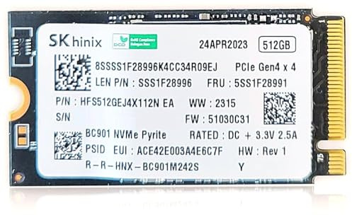 SSD Internal Solid State Drive 512GB M.2 2242 42mm NVMe PCIe Gen4 x4 SK Hinix BC901 (OEM - BULK), HFS512GEJ4X112N