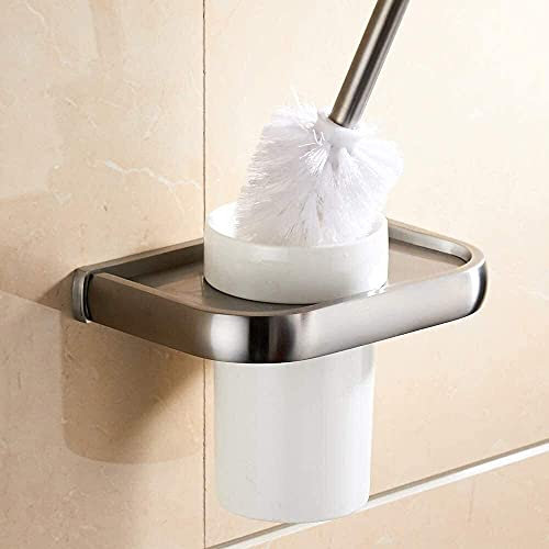 Genérico ToalleroToallero para el hogar, Juego de Accesorios para el baño, Juego de Barra para Toallas, níquel Cepillado, latón de Primera Calidad, Montaje en Pared, Fregadero, Muebles de Ducha