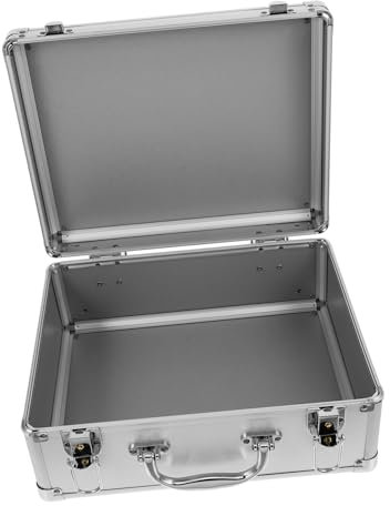 VILLFUL Metallkoffer Tragbar Aus Aluminiumlegierung Aufbewahrungsbox Für Kleine Werkzeuge Kameras Oder Kosmetika Mit Robustem Rahmen Und Außenschale Für Einfachen Transport Und Ausreichend
