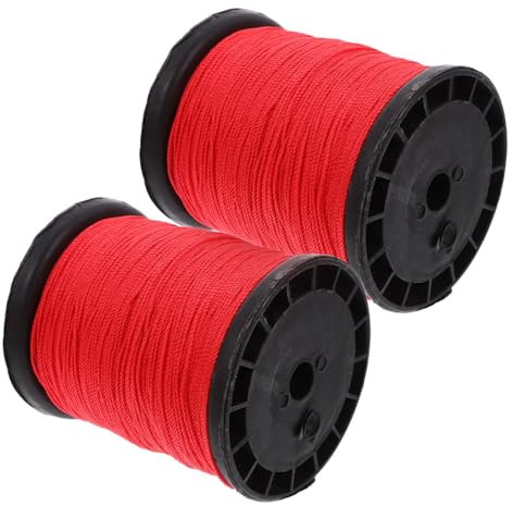 Gadpiparty 2rollen Nylon Schnur Für BAU Und Gartenarbeiten Wetterbeständig Pro Robust Und Langlebig Für Verschiedene Anwendungen