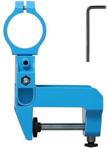 Estante de perforación eléctrico | Banco de mesa de mesa con ajuste de posición para taladro, soporte de fijación de molino de herramientas de mano para el hogar, taller, garaje